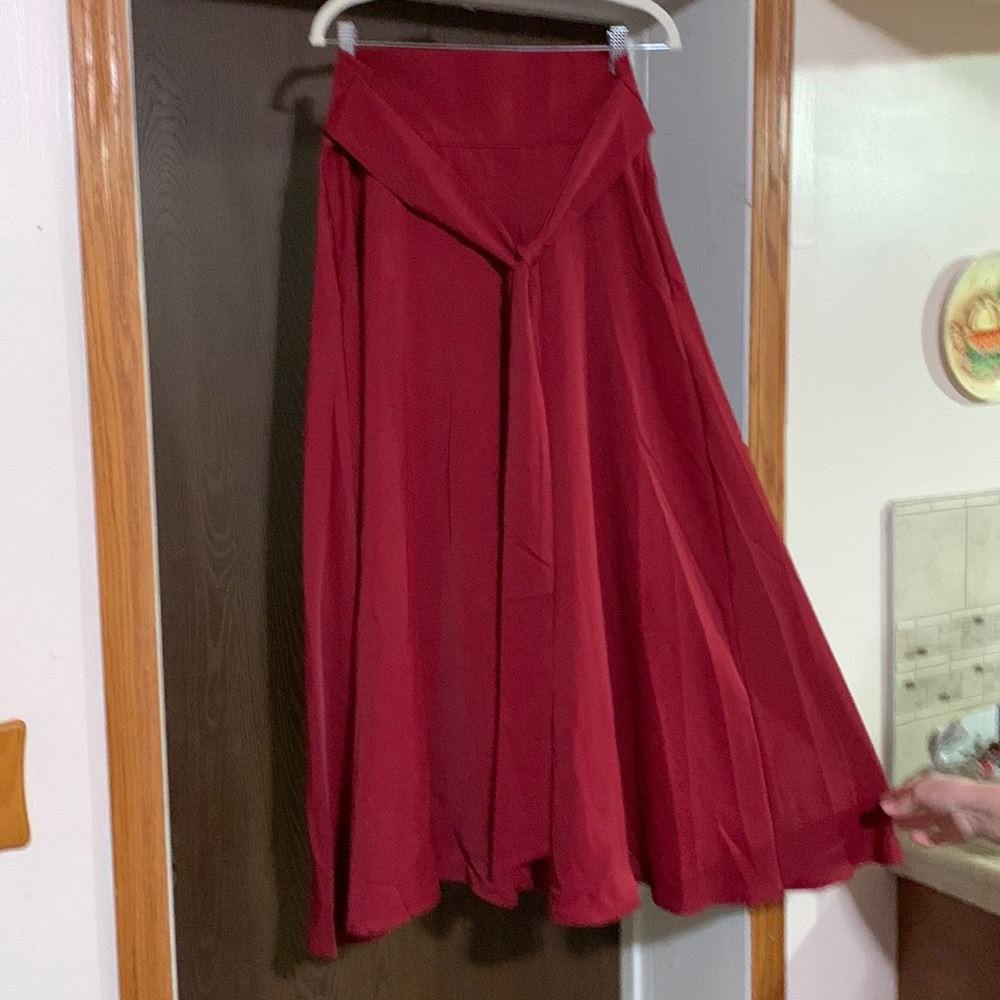 Brand new red skirt